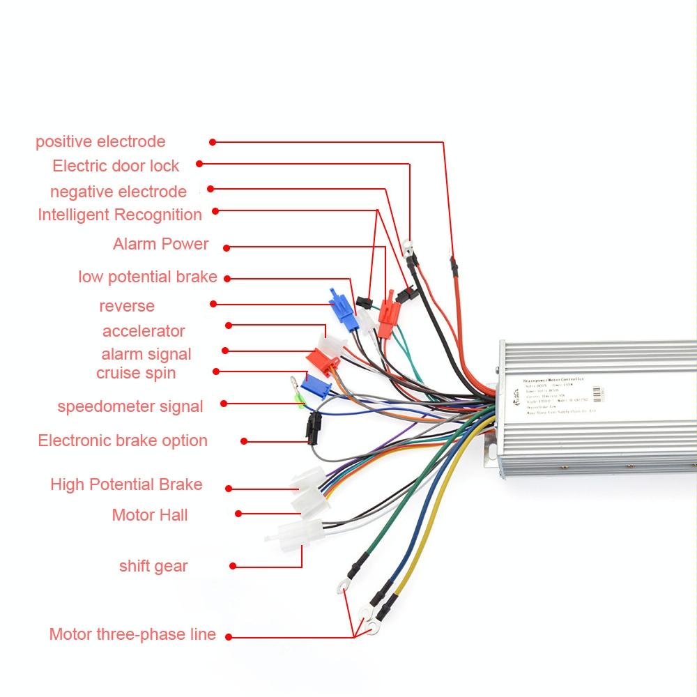 Universal 1500w Dual Mode E-bike Controller