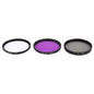 58mm Professional Lens Filter for Gopro and Xiaomi Yi Sport Camera - Cpl Uv Fld