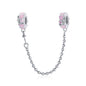 925 Sterling Silver Heart Safety Chain For Diy Bracelets & Necklaces
