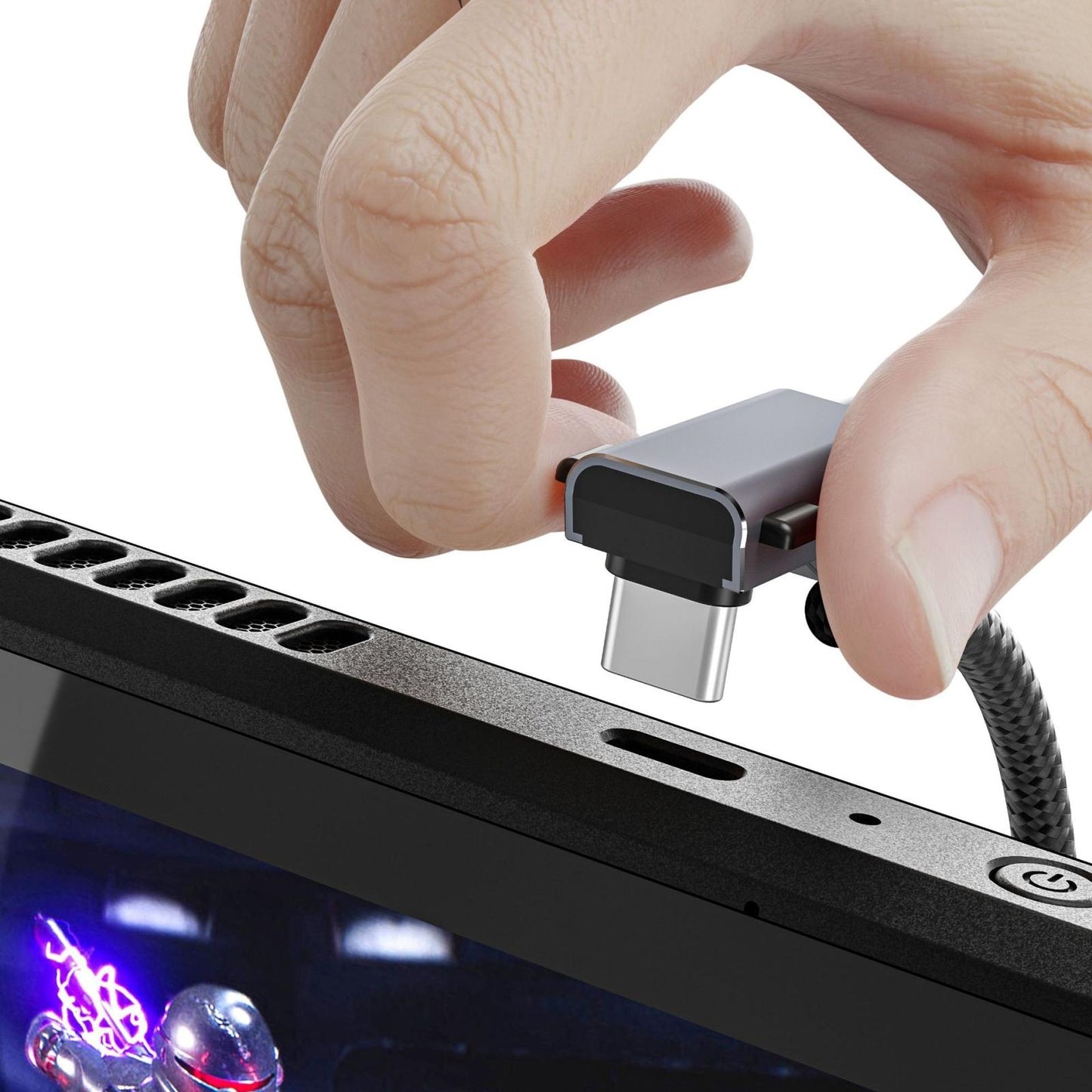 6-in-1 Docking Station for Steam Deck with Hdmi Rj45 Usb 3.0 Usb-c Pd 100w