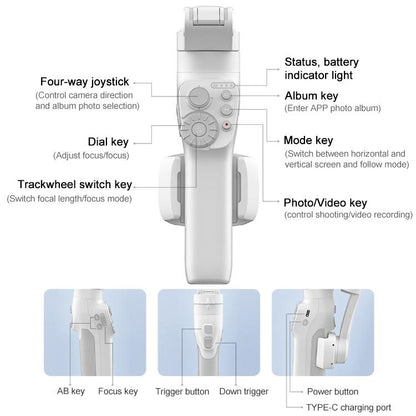 Vimble 3 Se Handheld Stabilizer - Three-Axis Gimbal With Anti-Shake Technology