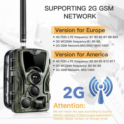 Waterproof Hunting Trail Camera With Night Vision - 120 Degree Pir Angle