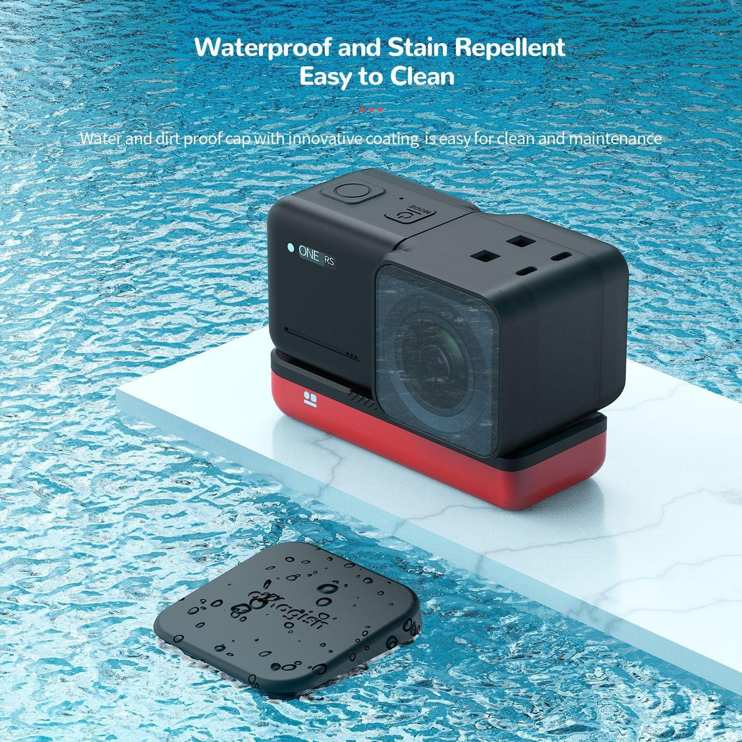 Enhanced Wide Angle Lens Cover for Insta360 one r - 4k