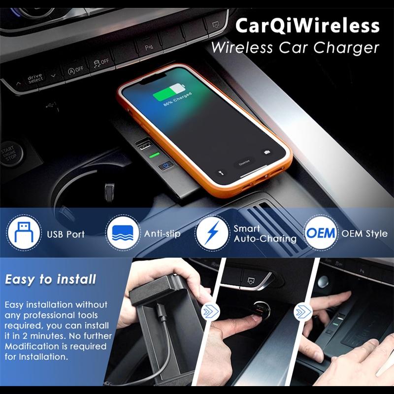 15w Wireless Charger for Audi A4 A5 S4 S5 2017-2021 - Qi Standard