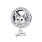 925 Sterling Silver Corgi Puppy Bracelet Beads