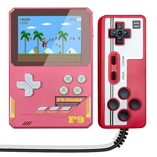Handheld Game Console For Kids - 3.5 Inch Hd - Dark Blue Gift - Sakura Pink Double