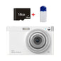 4k 8x Optical Zoom Telescopic Lens Digital Camera with Card Reader & 16g - White