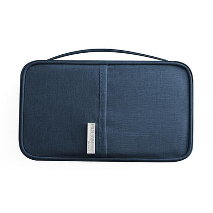 Waterproof Travel Document Bag Black Large - Navy Blue Small