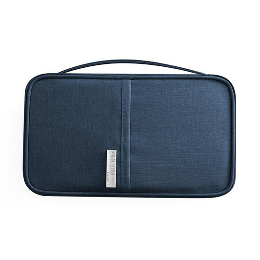 Waterproof Travel Document Bag Black Large - Navy Blue Small