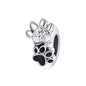 925 Sterling Silver Pet Imprint Beads For Diy Bracelets & Necklaces