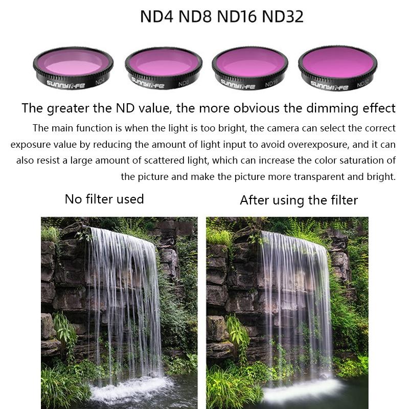 4-in-1 Nd Filters for Insta360 Go 2 Sports Camera