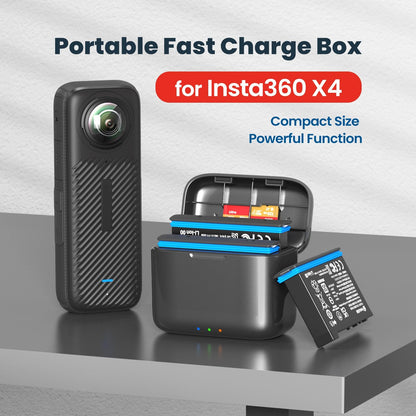 Fast Charge Battery Box for Sports Camera Accessories