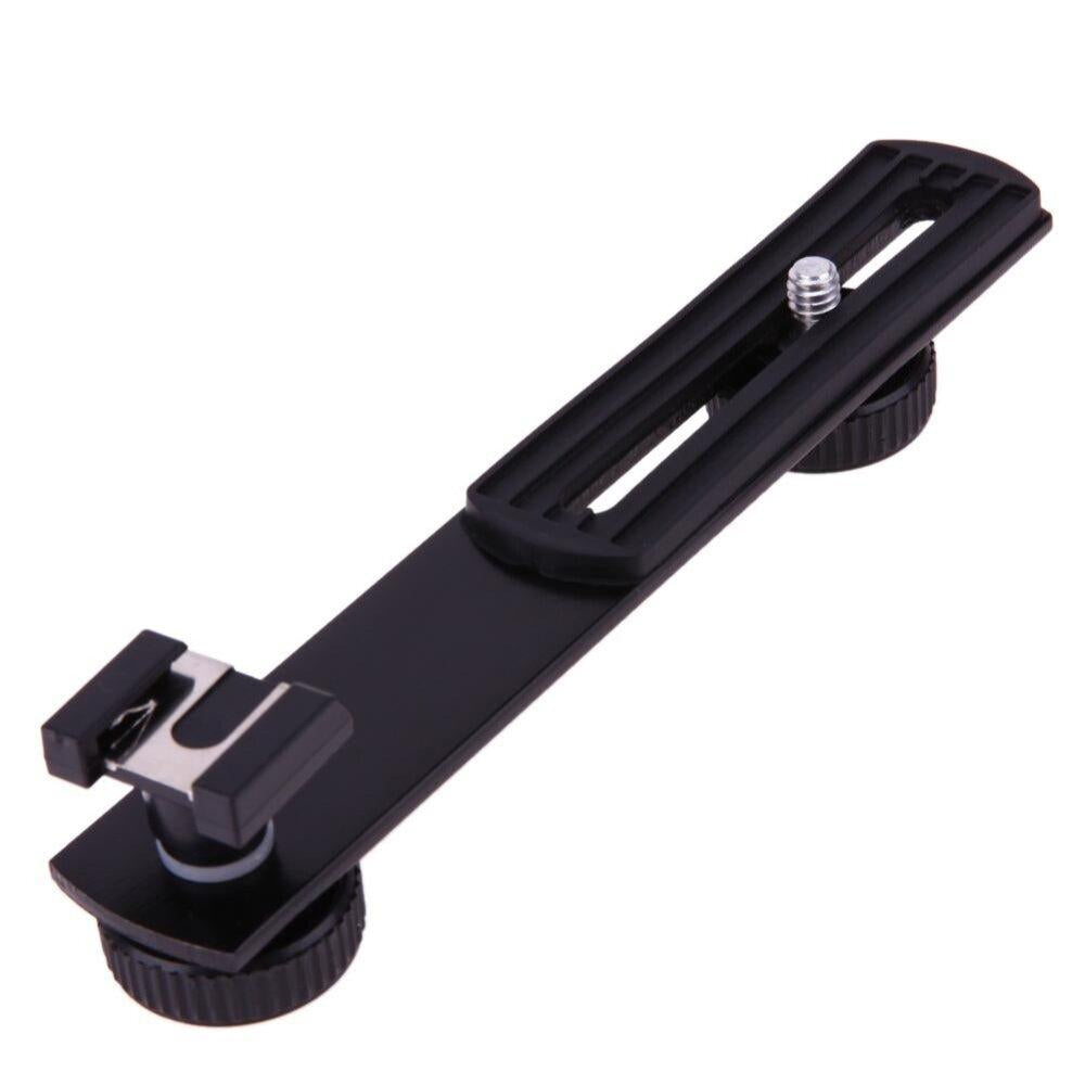 Black Metal Flash Bracket For Dslr Cameras