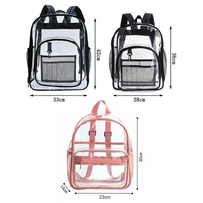 Waterproof Pvc Backpack for Students - Compact and Durable - Candy Colour Green