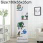 Green Plant Fabric Dust Cover for Vertical Cabinet Ac - 180x55x35cm All-inclusive