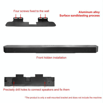 Wall-mounted Metal Bracket for Samsung Hw-q990b Speaker