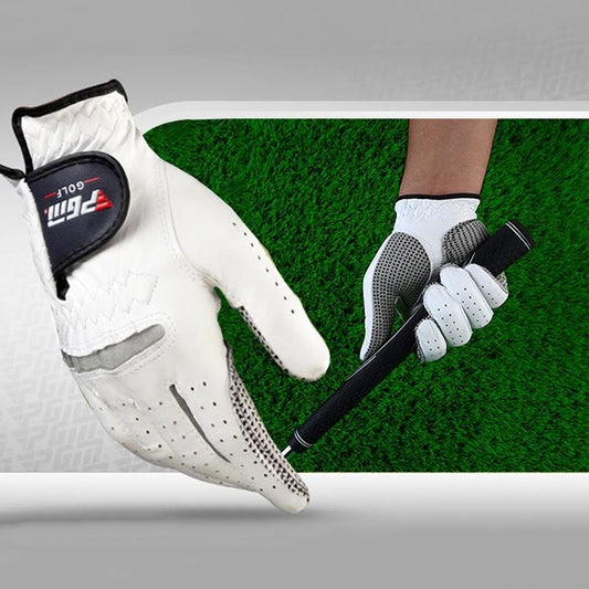 Sheepskin Anti-Slip Golf Gloves For Men - Right Hand Size 23#