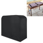 Waterproof 210D Oxford Cloth Bbq Grill Cover - Anti-Uv Dust-Proof Foldable - Fits Gas Charcoal Electric - 190X71X117Cm - Black
