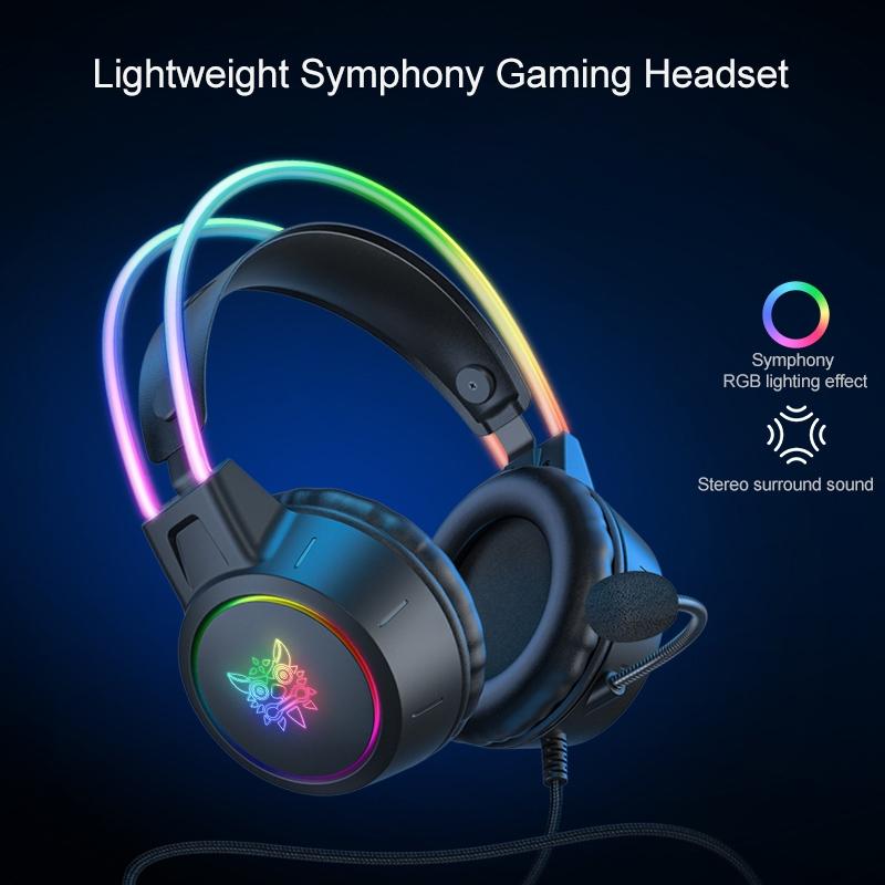 Symphony Wired Gaming Headset With Mic - Black