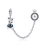 925 Sterling Silver Rabbit Safety Chain For Diy Bracelets