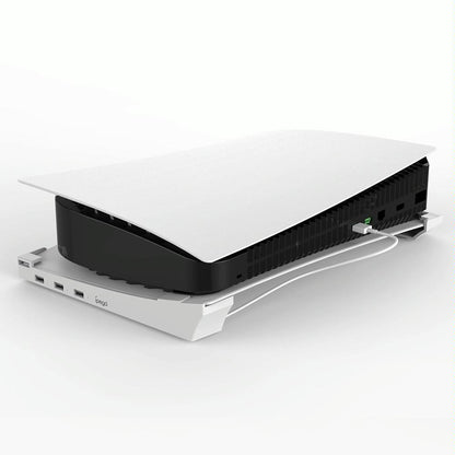 4-port Usb Hub Base for Ps5 Horizontal Stand