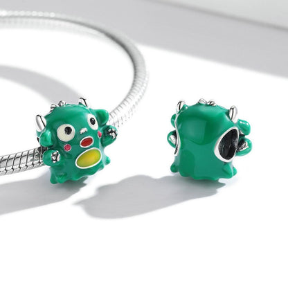 925 Sterling Silver Monster Beads For Diy Bracelets & Necklaces