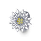 925 Sterling Silver Sunflower Bead Bracelet & Necklace Set