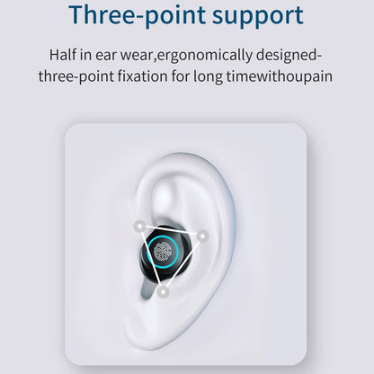 Waterproof Wireless Bluetooth Earphones with Touch Screen and Charging Box