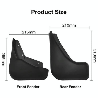 For Volvo Xc60 2018-2023 4Pcs / Set Car Auto Soft Plastic Splash Flaps Fender Guard