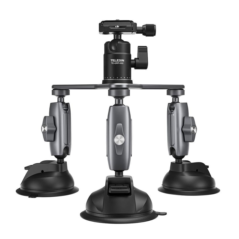 Car Mount For Action Camera With Suction Cup