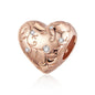 925 Sterling Silver Retro Rose Gold Beaded Bracelet Accessory