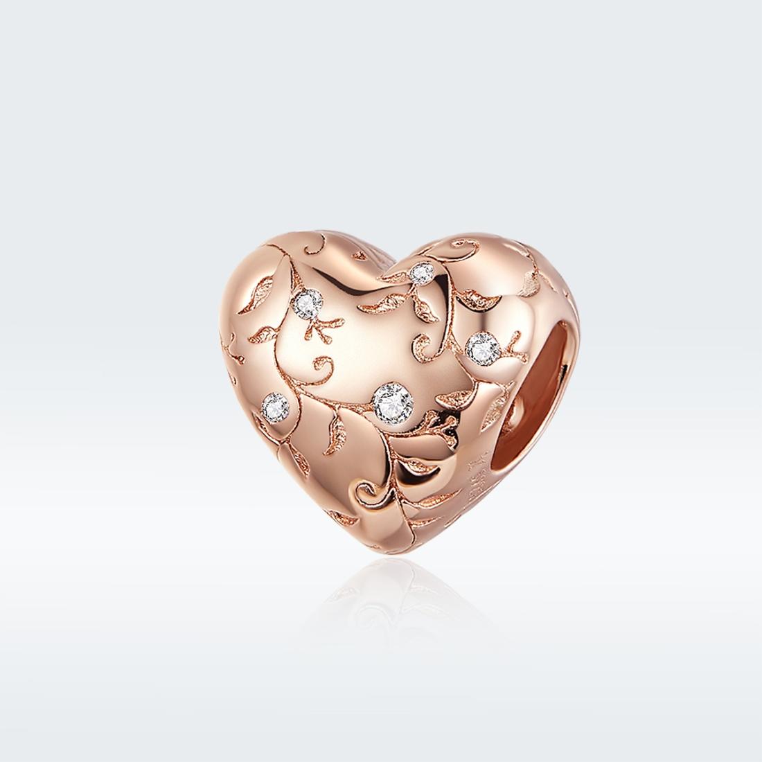 925 Sterling Silver Retro Rose Gold Beaded Bracelet Accessory