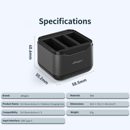 Amagisn Charger Base For Batteries