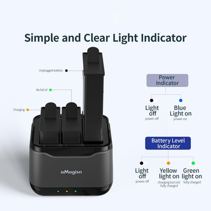 Amagisn Charger Base For Batteries