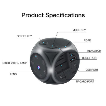 Wireless Hd Camera With Night Vision & Motion Detection - Ideal For Sports & Home Use