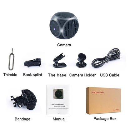 Wireless Hd Camera With Night Vision & Motion Detection - Ideal For Sports & Home Use