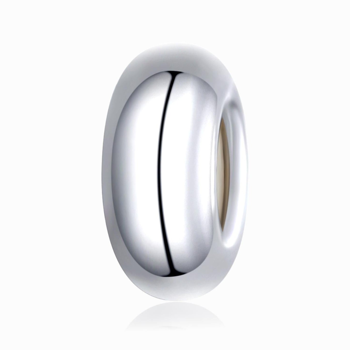 925 Sterling Silver Silicone Beads For Diy Bracelets & Necklaces