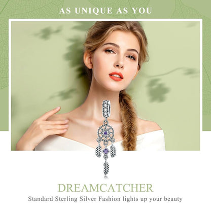 925 Sterling Silver Dream Catcher Bracelet Beads