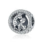 925 Sterling Silver Giraffe Bead Bracelet Accessory