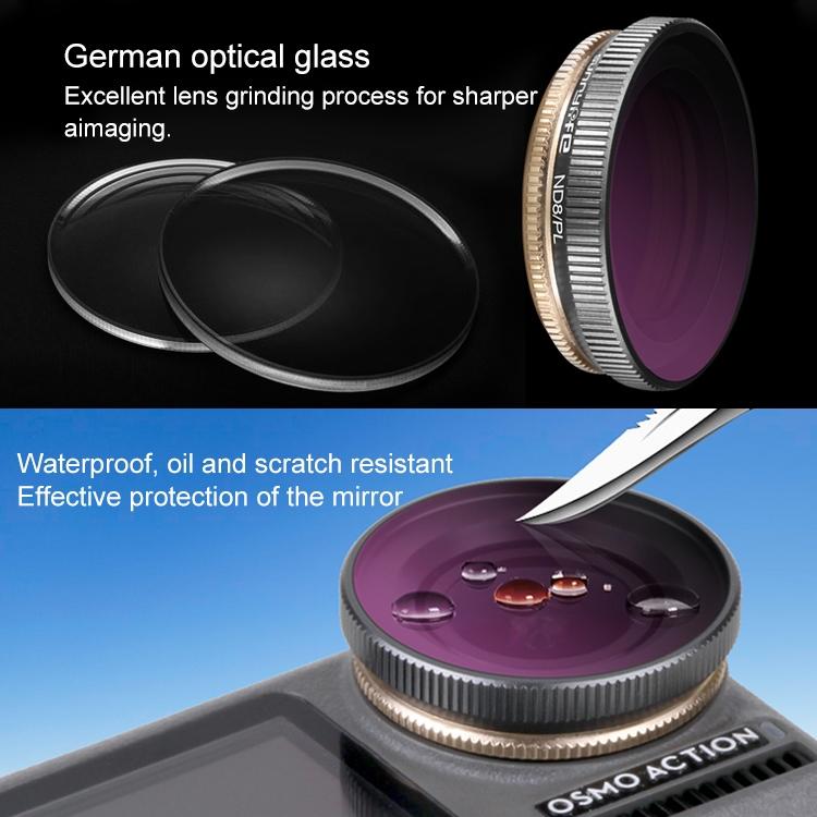 Diving Filter For Dji Action Camera - Oa Fi180