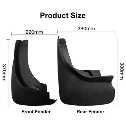 For Ford Explorer 2011-2019 4Pcs / Set Car Auto Soft Plastic Splash Flaps Fender Guard
