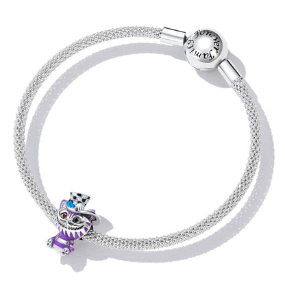 925 Sterling Silver Cat Bead For Diy Bracelet Or Necklace