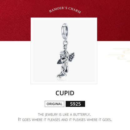 925 Sterling Silver Handmade Cupid Pendant Diy Accessory