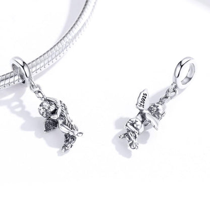 925 Sterling Silver Handmade Cupid Pendant Diy Accessory