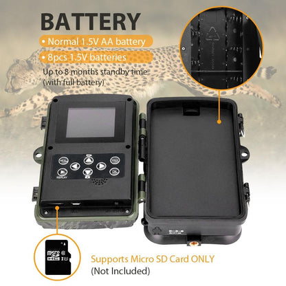 Outdoor Infrared Night Vision Camera with Tracking - 2.7k