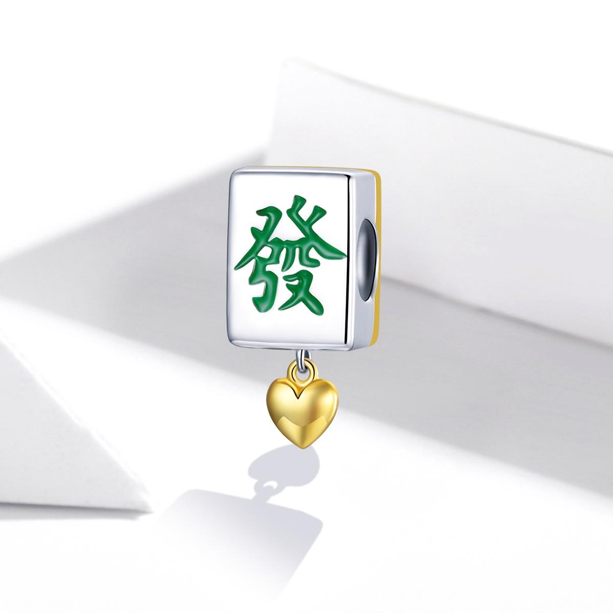 925 Sterling Silver Mahjong Beads For Diy Bracelets & Necklaces