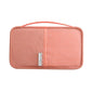 Waterproof Travel Document Bag Black Large - Orange Pink Small