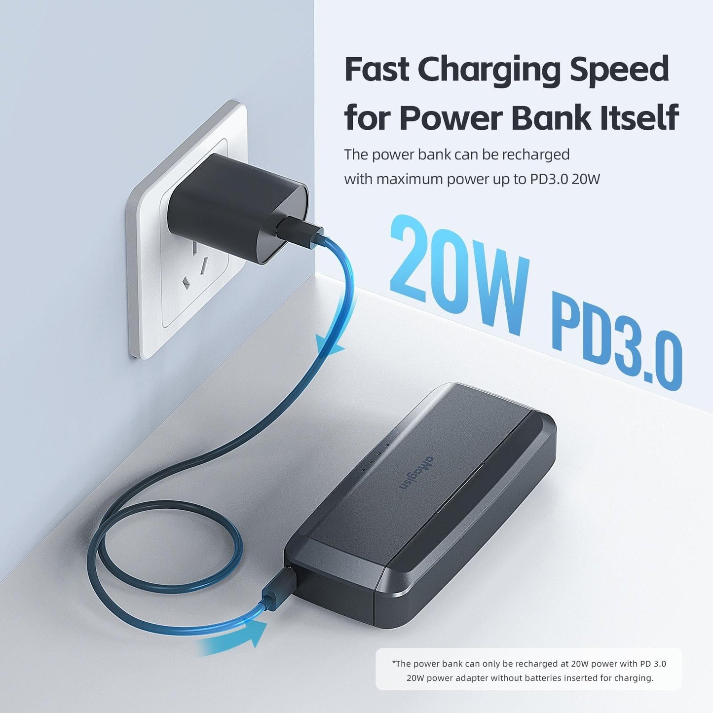 Fast Charging Power Bank For Camera Accessories