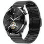 1.35 Inch Smart Watch Bluetooth Calls Health Monitoring 150+ Sports Black - Black Bamboo