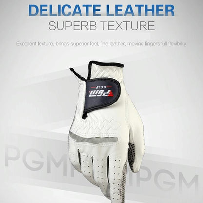 Sheepskin Anti-Slip Golf Gloves For Men - Right Hand Size 24#